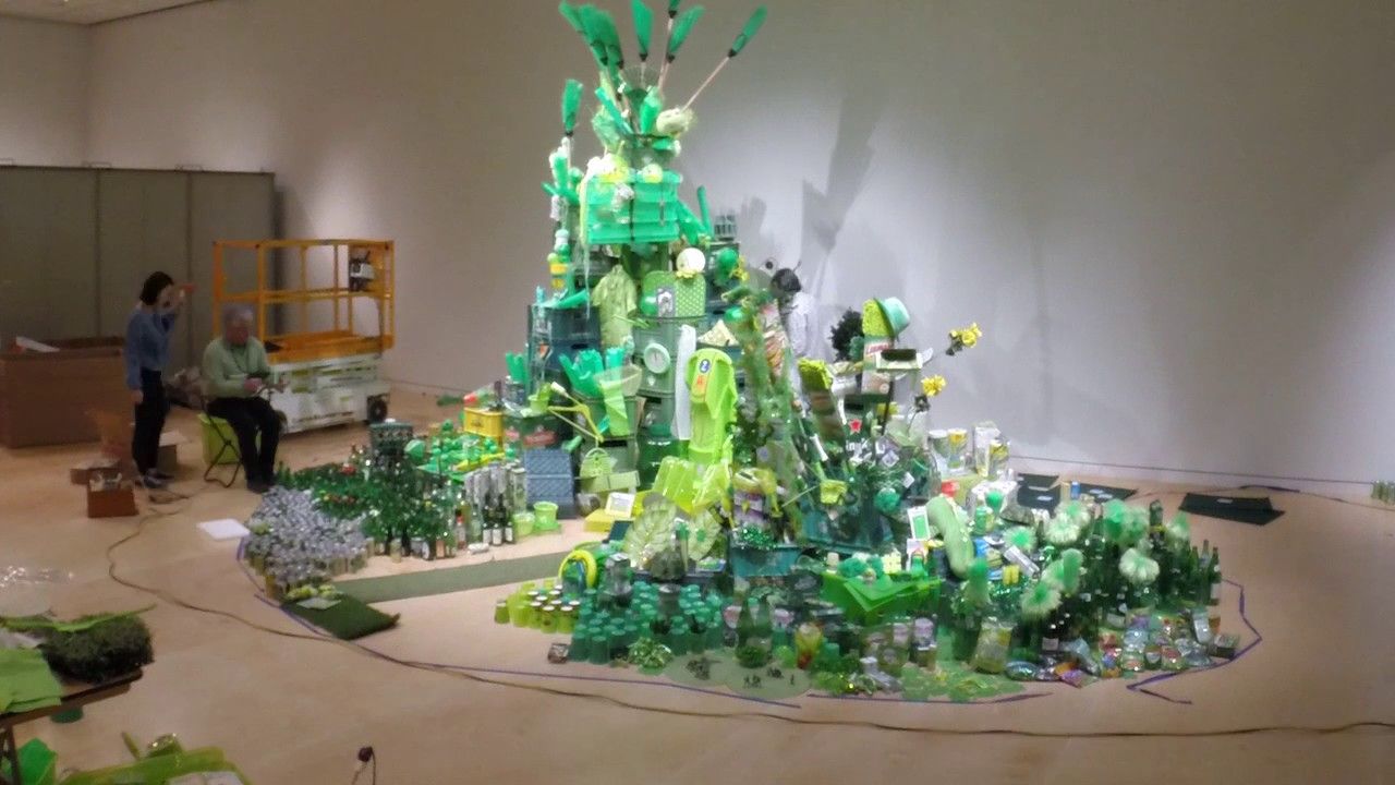 Preview thumbnail for A Timelapse of Artist Han Seok Hyun Installing "Super-Natural" at Boston's Museum of Fine Arts