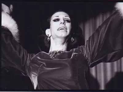 Drag queen in Atlanta, 1972