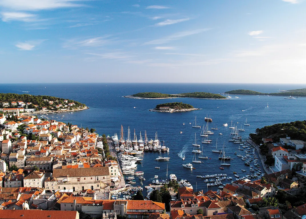 The captivating setting of Hvar