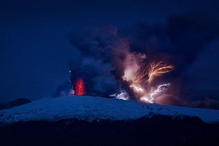 The volcanic plume responsible for the 2010 eruption of the Eyjafjallajokull Volcano in Iceland has also brought up bits of Earth's ancient mantle from deep inside the planet.