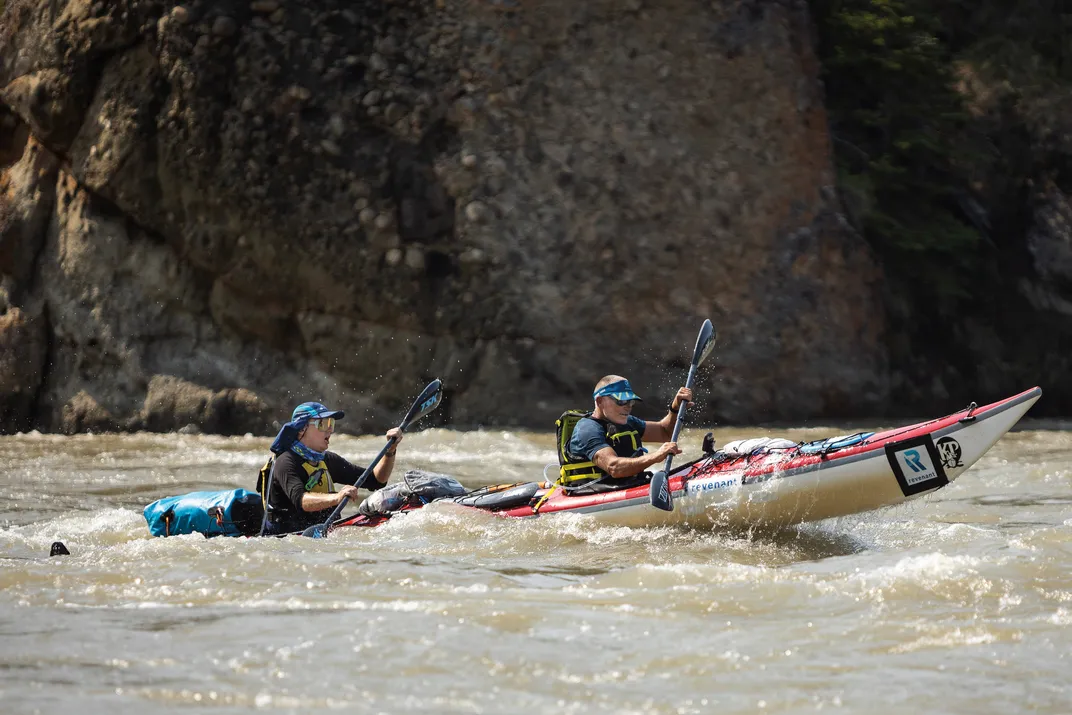 Riding the rapids