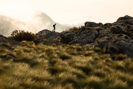 The mountain range is beloved for its challenging rock climbing and unusually varied terrain, from grassland and forest to rugged alpine rises.