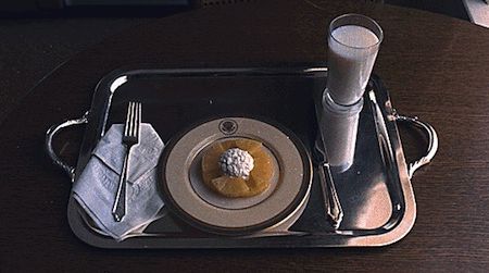 Richard Nixon's last meal at the White House. Photo by Robert L. Knudsen