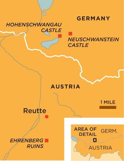 Medieval Castles map