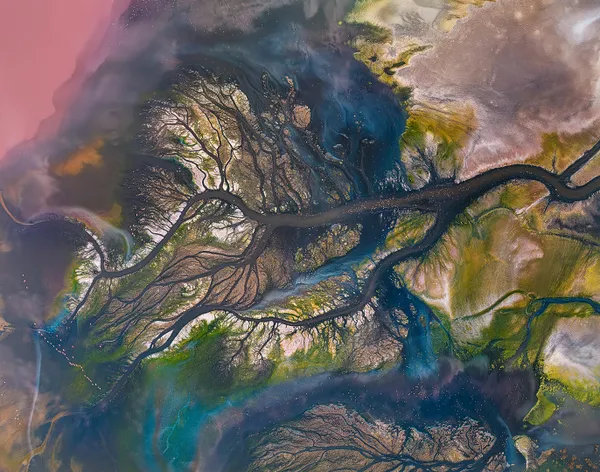 Chromatic Delta: Nature’s Abstract From Above thumbnail