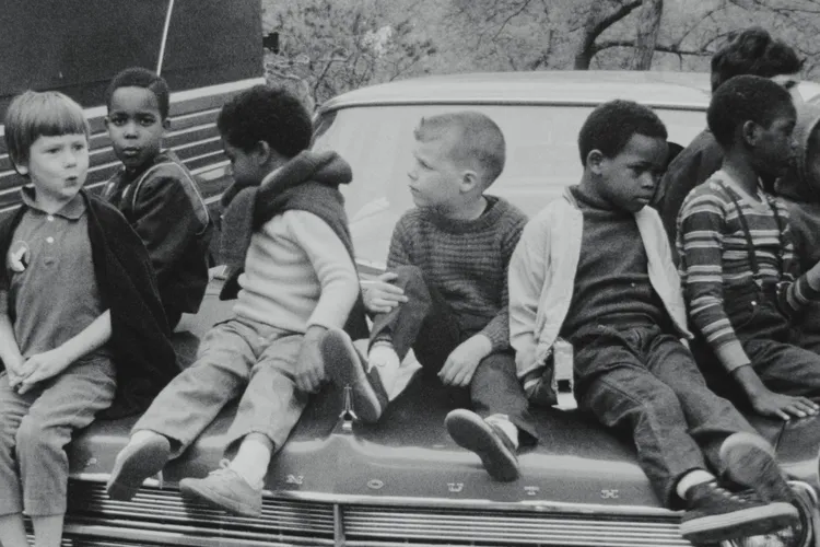 A still from&nbsp;Down the Barrel (of a Lens),&nbsp;Kameron Neal, two-channel video installation with sound, 2023