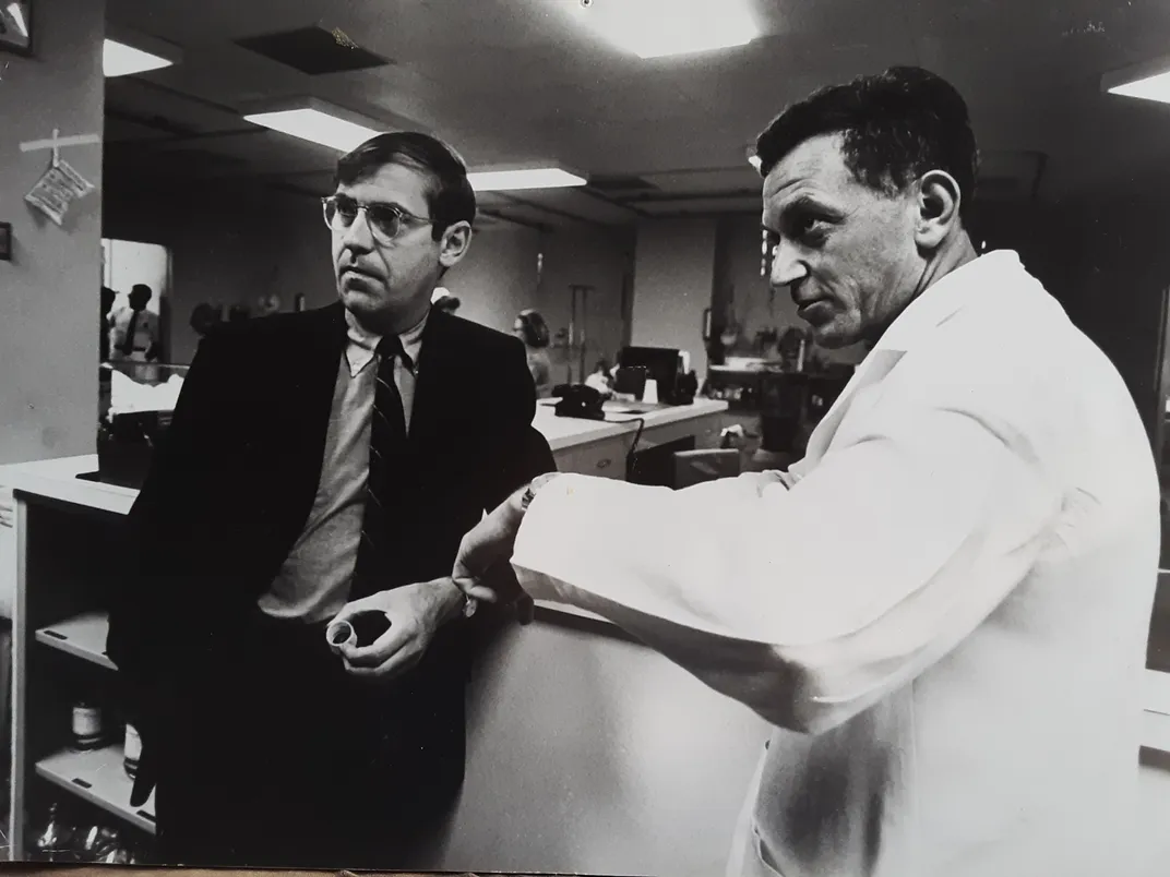 Phil Hallen (left) and Peter Safar (right)
