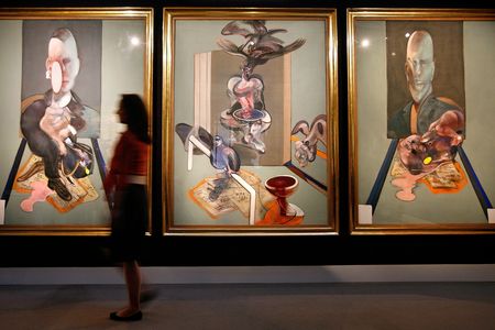 This triptych by Francis Bacon is listed as being owned by Roman Abramovich in the new database.