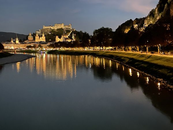 Salzburg Castle at Night thumbnail