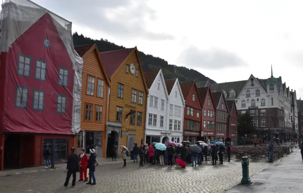 Shot of iconic street in Bergen Norway using a Nikon D5600. thumbnail