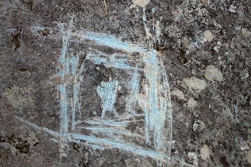 Damaged Rock Art 