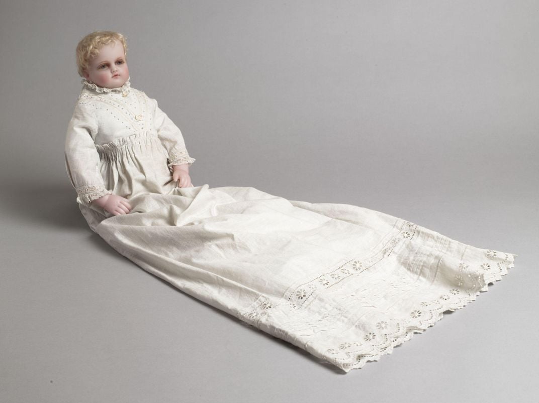 Wax doll said to represent Charles Ernst Pierotti's only child, who died very young