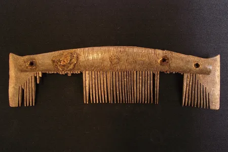 Most of the combs found in Ipswich were made of deer antlers, but some were carved from animal bones.