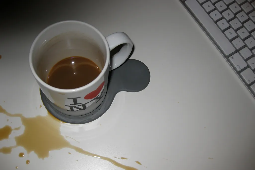 coffee spill