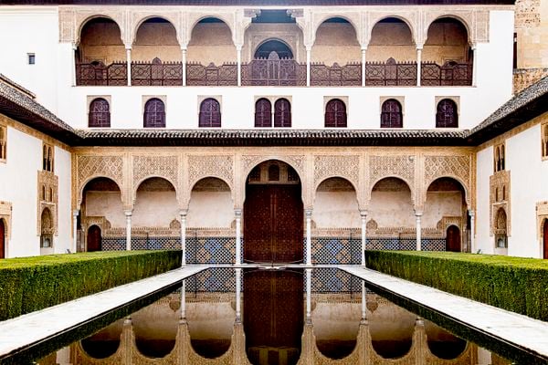 Interior Palace Complex of La Alhabra in Granada, Spain thumbnail