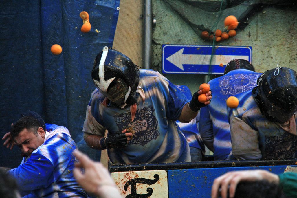 Battle of the Oranges, Italy