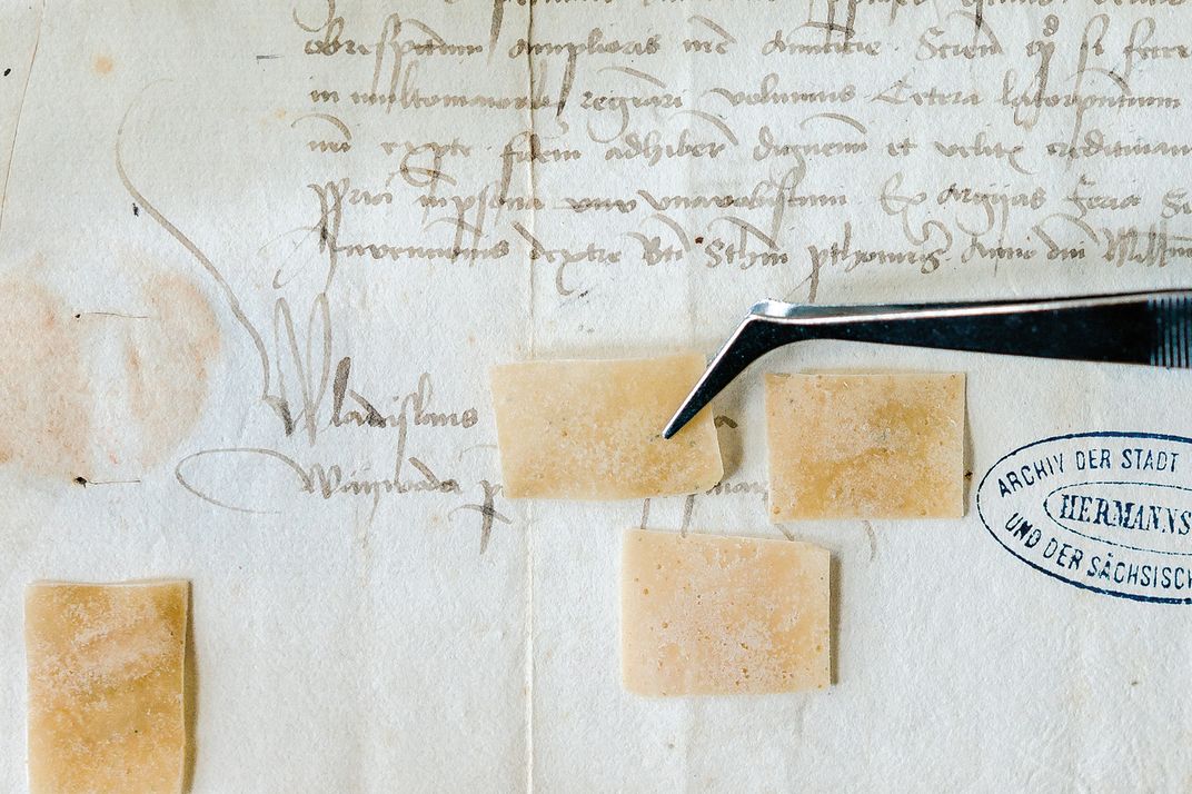 scientific study of an ancient manuscript