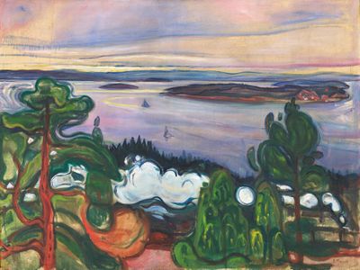 Train Smoke, Edvard Munch, 1900