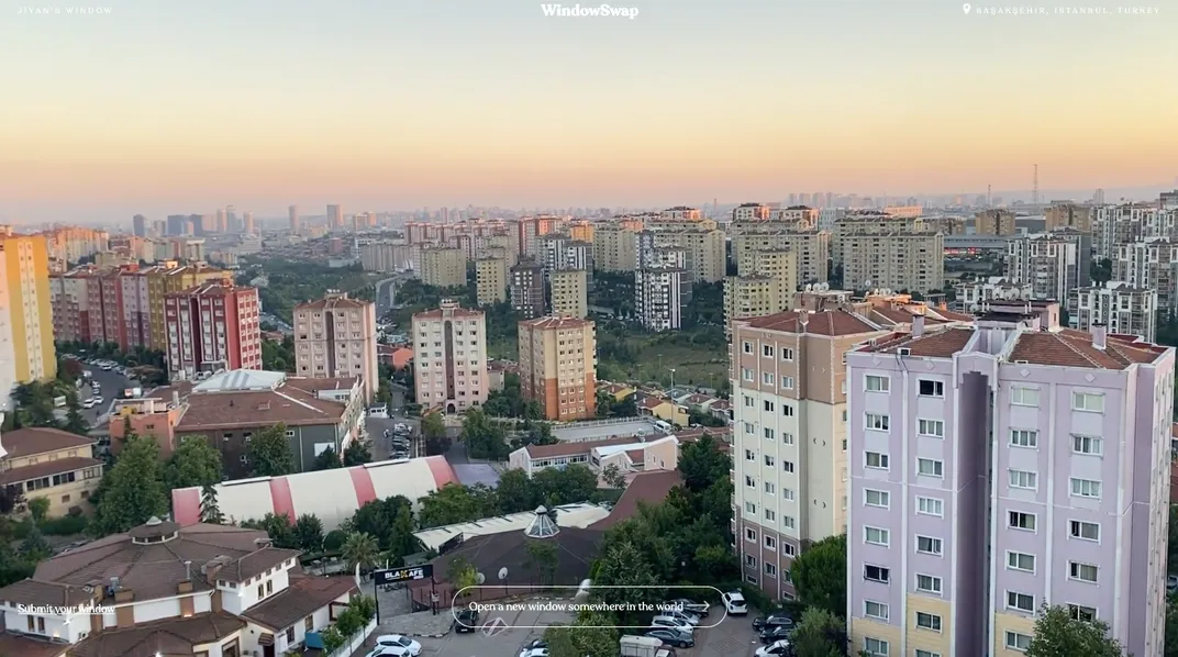 View from a high rise in Istanbul, Turkey