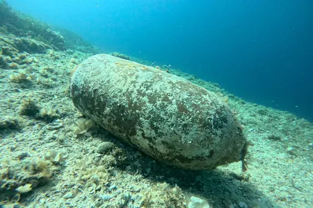 Germany&rsquo;s North and Baltic Seas are littered with munitions from the First and Second World Wars, such as shells&mdash;as shown here&mdash;once fired from German battleships.