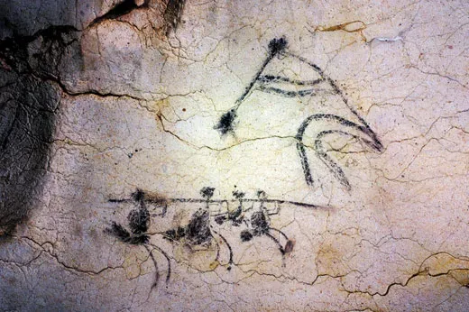 Taino Cave Drawing
