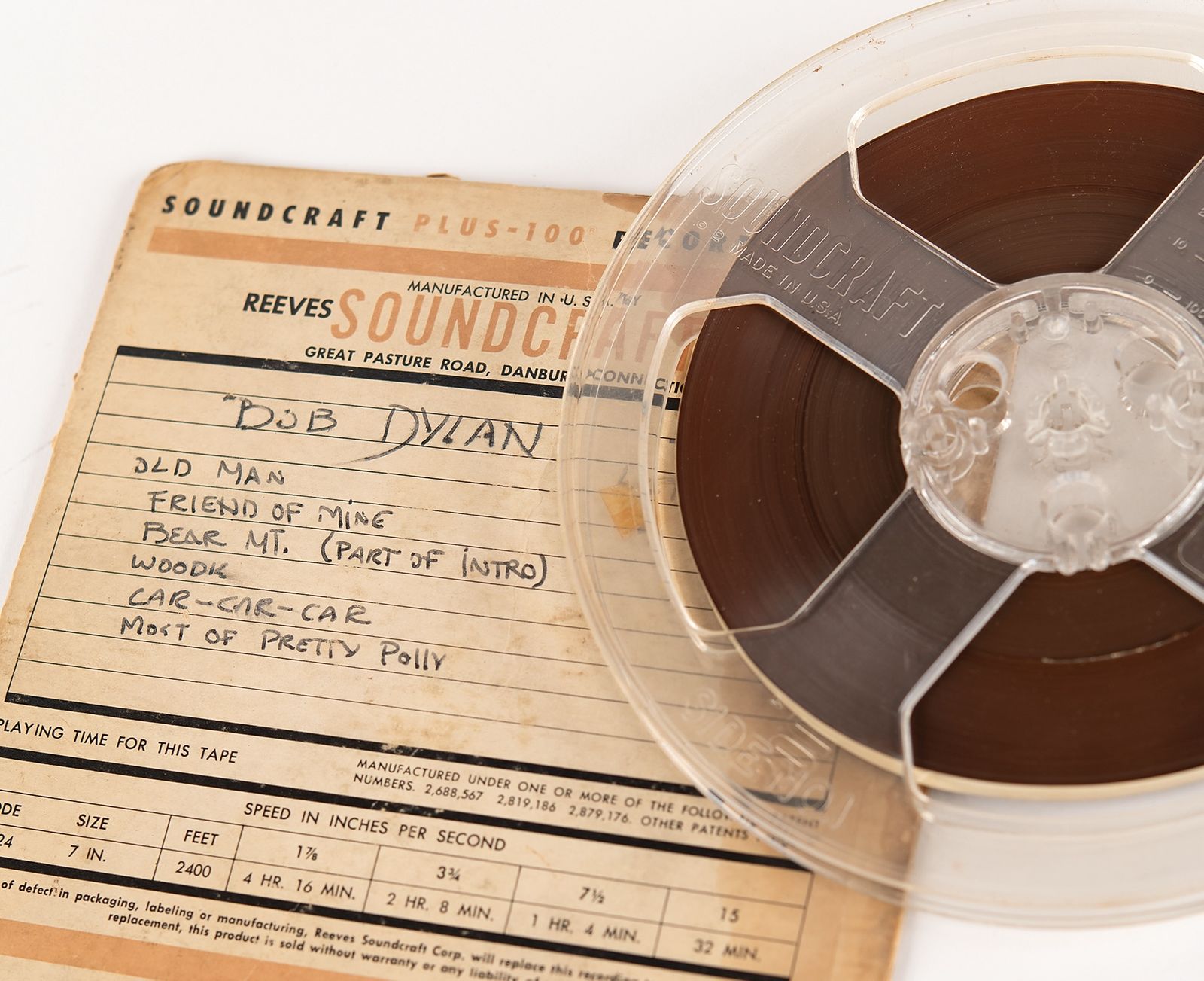You Can Buy a Reel-to-Reel Tape of a Young Bob Dylan Performing 