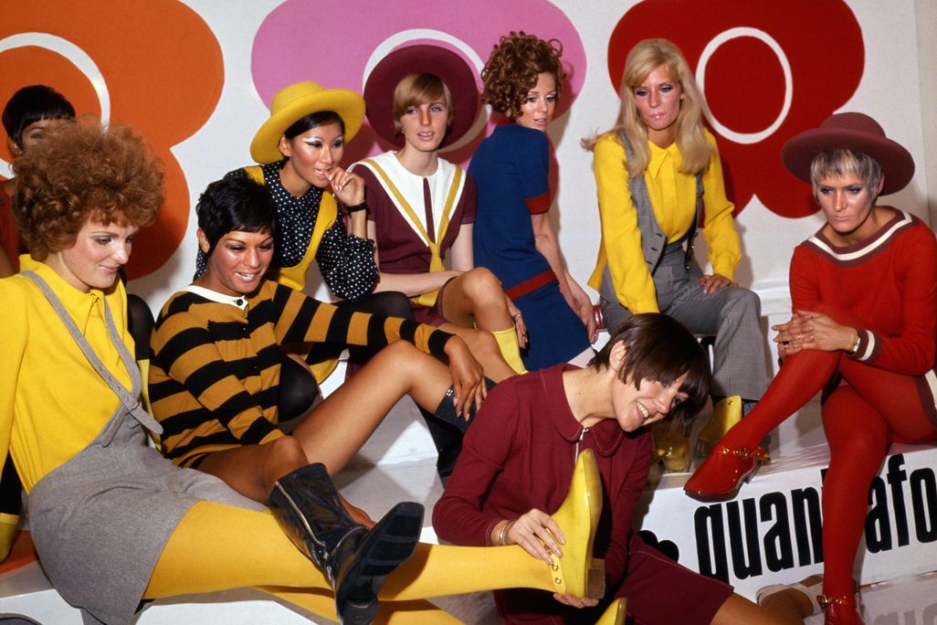 Mary Quant and models at the Quant Afoot footwear collection launch, 1967 © PA Prints 2008.jpg