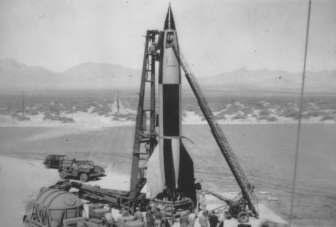 The First Launch of a V-2 Rocket From America