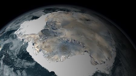 Despite warming temperatures, the sea ice around Antarctica is increasing in extent.