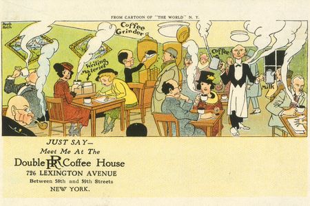 As Prohibition shut bars, an ad touted the family’s coffeehouse as a place to linger. 