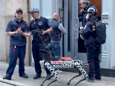 The New York City Fire Department&#39;s robotic dog