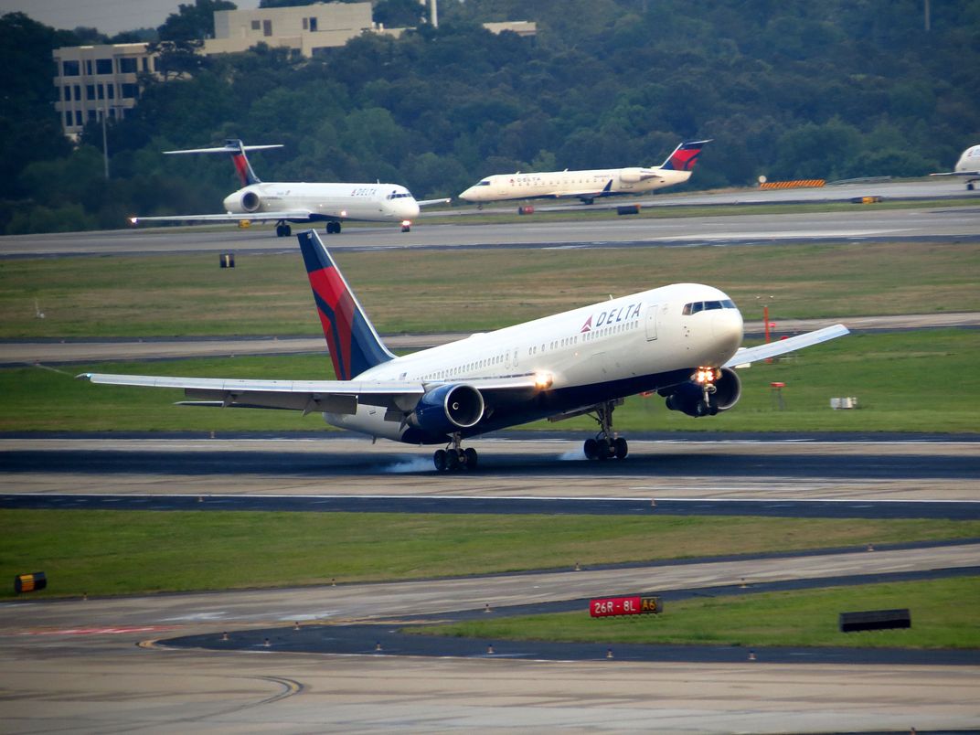 Atlanta's Hartsfield-Jackson International Airport is Delta territory. (Copyright Flickr user Redlegsfan21)