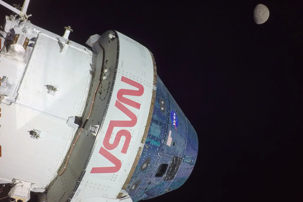 Orion Spacecraft during Artemis I