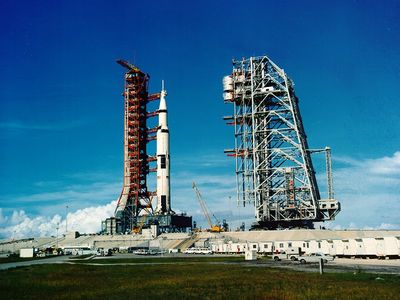 Apollo 11 on the launchpad