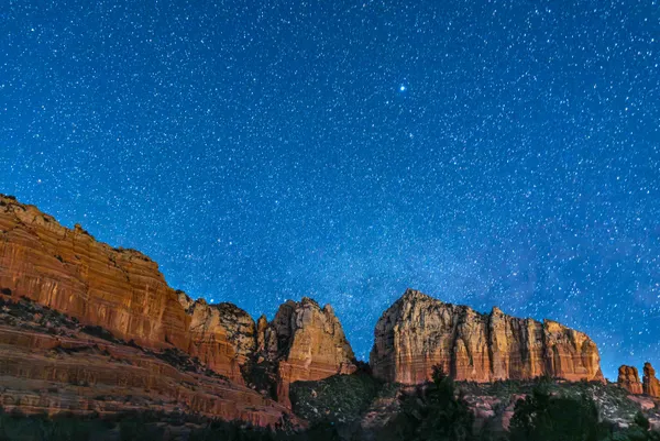 Glinting Stars over Sedona's Red Rocks thumbnail