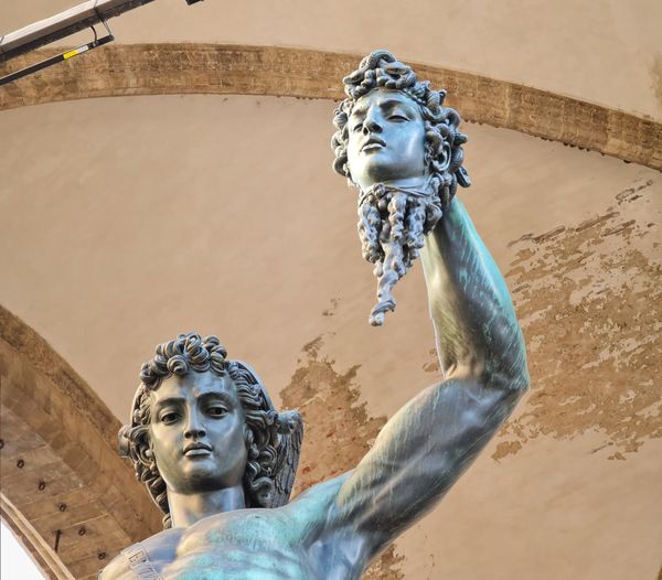 Statue Perseus with the Head of Medusa Florence Italy thumbnail