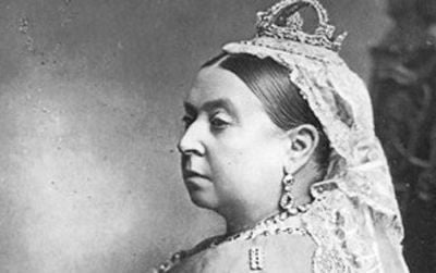 "Greetings, Britons and everybody." Queen Victoria at about the time she made her Graphophone recording.