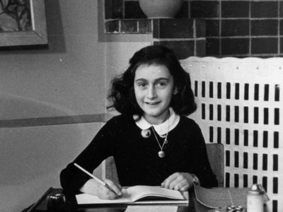 Anne Frank in 1940, four years before her arrest and deportation.