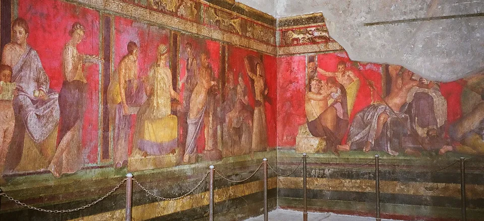  Mural in Pompeii 