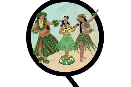 Did Hawaiian dancers traditionally wear grass skirts?&nbsp;