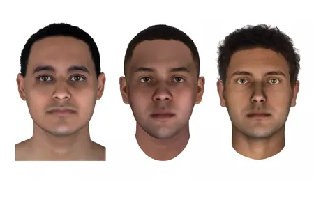 Scientists used DNA analysis of mummies from ancient Egypt to reconstruct the faces of three men buried more than 2,000 years ago.