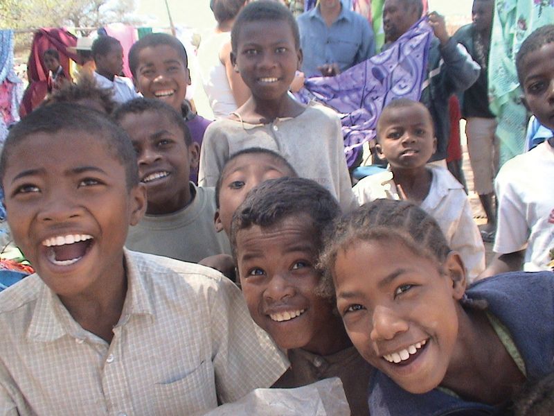 Children At A Farmers Market Reacting To A Camera Smithsonian Photo