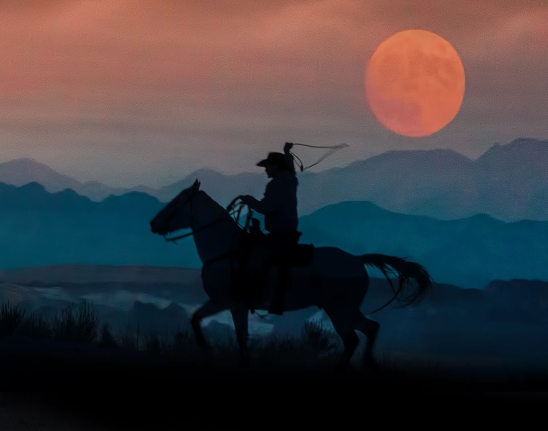 Cowboy at sunset | Smithsonian Photo Contest | Smithsonian Magazine