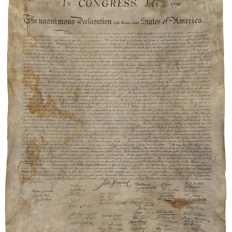 Found: A Second Parchment Copy of the Declaration of Independence