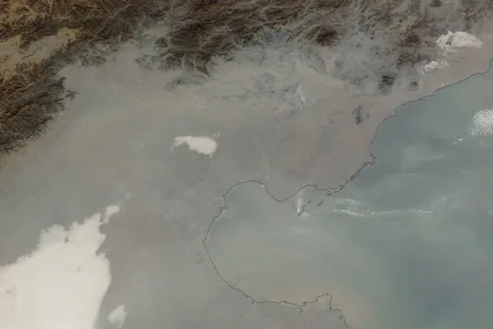 Can you find Beijing in this photo? Or anything, really?