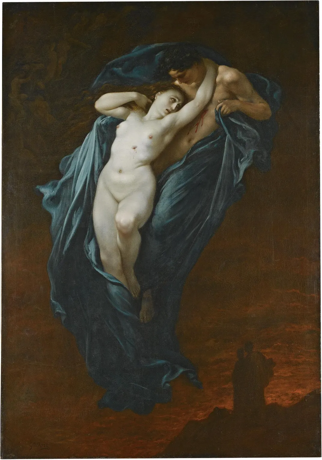 Gustave Doré, Paolo and Francesca da Rimini, 1863