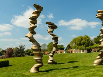 Tony Cragg is just one of the many celebrated artists whose work can be viewed at Yorkshire Sculpture Park in England. 