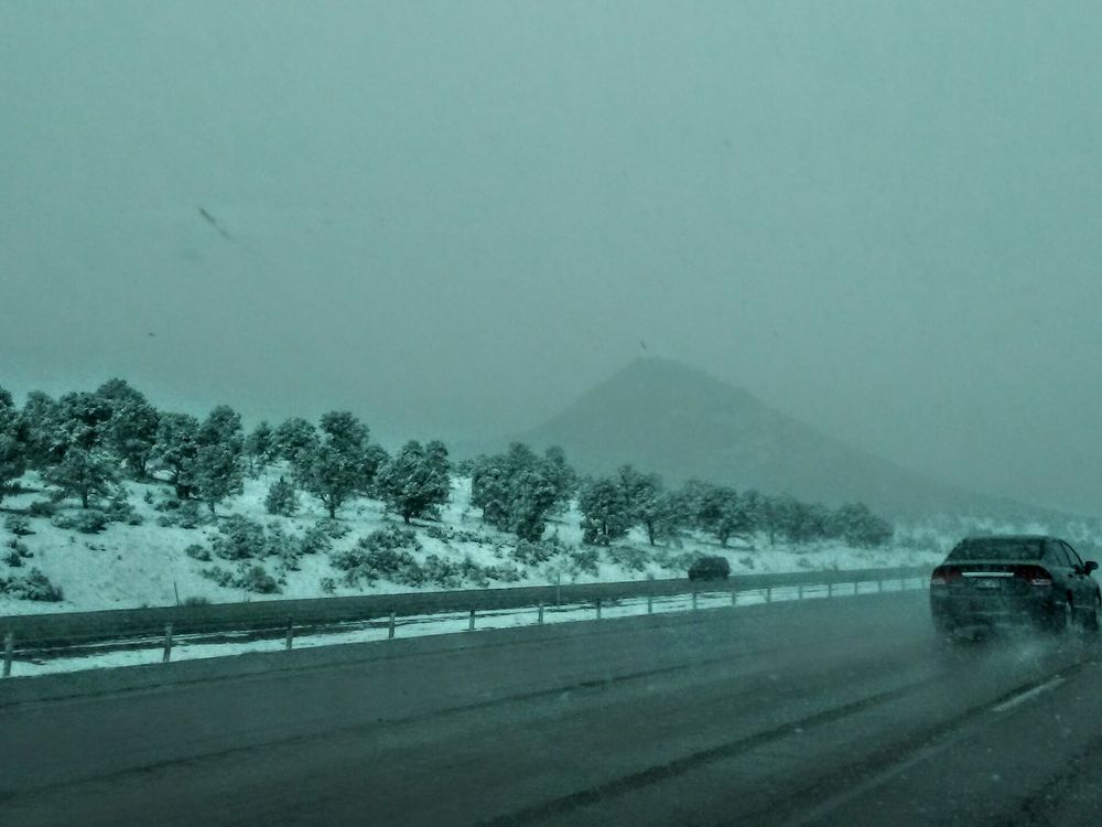 Driving to Salt Lake City in the snow. Smithsonian Photo Contest