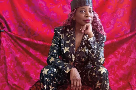 Bisa Butler selects fabrics that symbolically honor and protect her subjects.