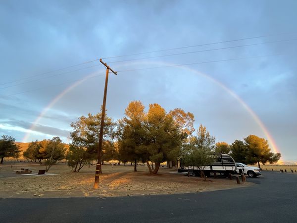 Rainbow over our campsite thumbnail